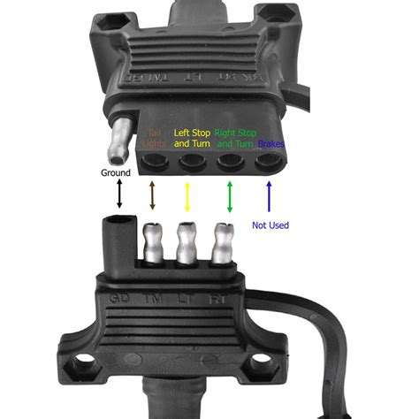 Trailer Wiring Adapter 5 Pin To 4 Pin Tacoma Connector Prong