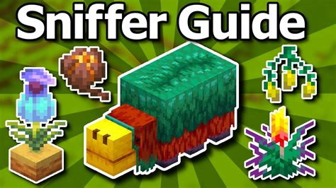 Ultimate Minecraft 1.20 Sniffer Guide - Eggs, Snifflet Torchflower ...