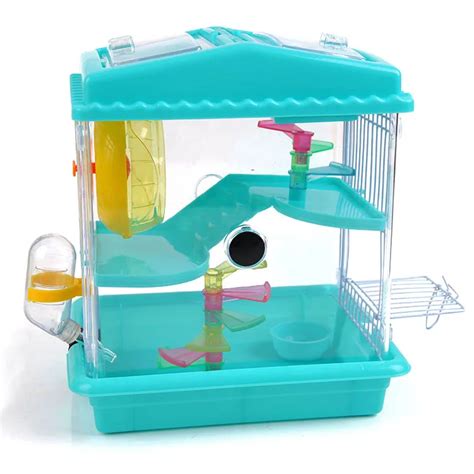 Hot Large luxury Hamster Cage Transparent Super Plastic Hamster ...