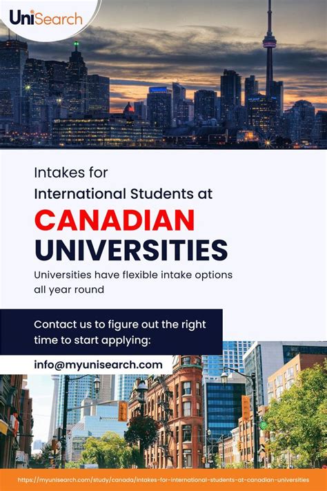 Intakes for Canadian Universities: A Guide for International Students