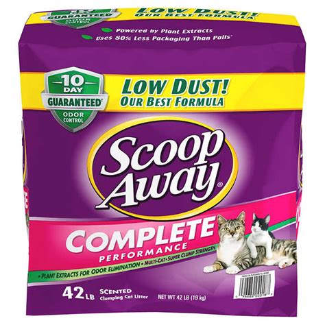 Scoop Away Complete Performance, Scented Cat Litter, 42 Pounds ...