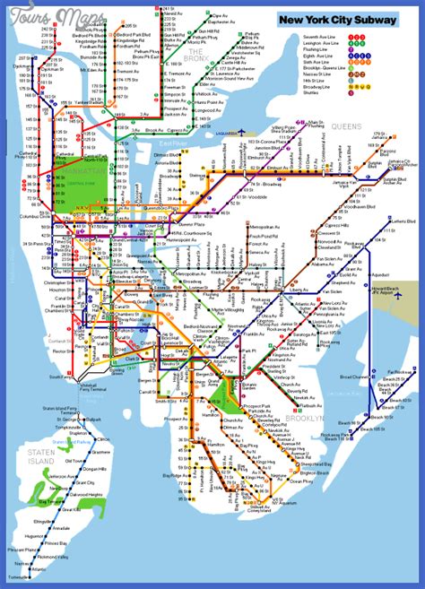 Metro New York Map: A Comprehensive Guide For Navigating The Big Apple ...