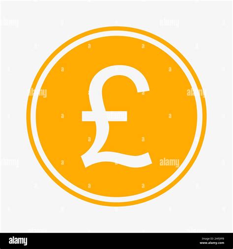 Pound icon. British currency symbol. Coin symbol Stock Vector Image ...