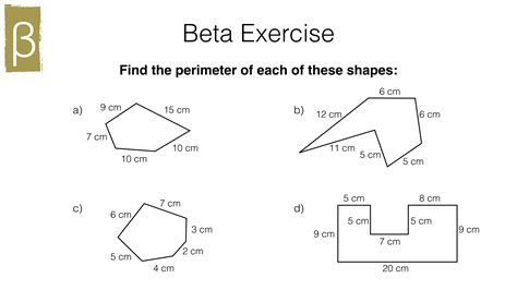 G17a – Perimeter of polygons – BossMaths.com