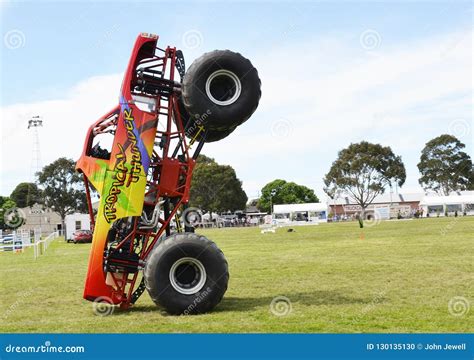 Monster Truck. editorial image. Image of amusement, four - 130135130