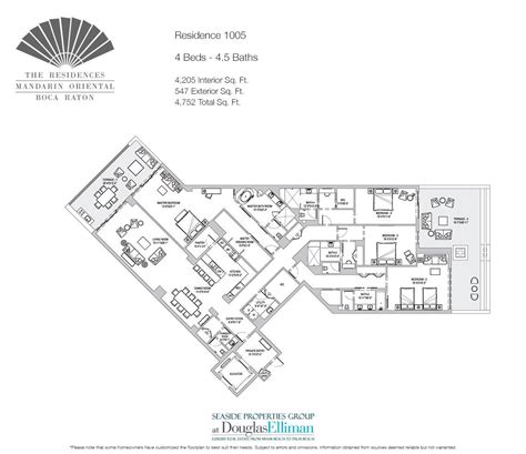 The Residences at Mandarin Oriental Floor Plans, Luxury Condos in Boca ...