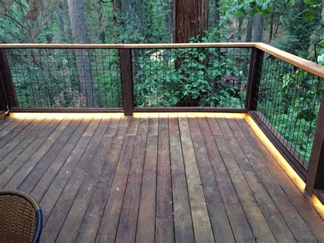 5050 Waterproof Strip Lights are used on this outdoor deck lightign project