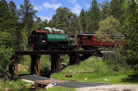 The Black Hills Central Railroad, or 1880 Train, offers beautiful views ...