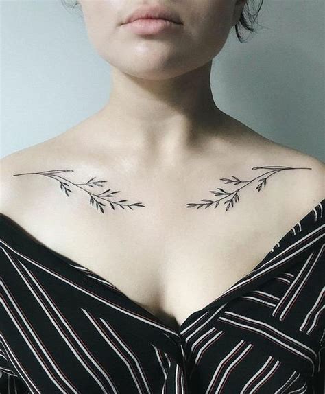 35 Cool Collar Bone Tattoo Ideas For Girls - - #Bone #collar #Cool #girls #ide... - 35 Cool ...