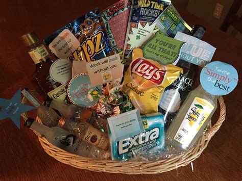 Retirement Gift Basket for Coworker