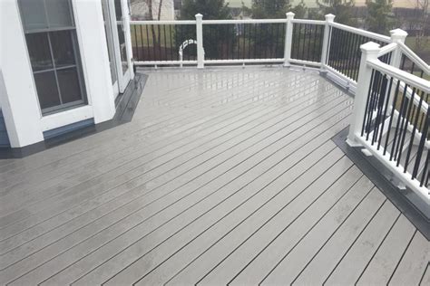 Gravel Path Trex® Deck with Border Fox River Grove | Rock Solid Builders, Inc. | Deck designs ...