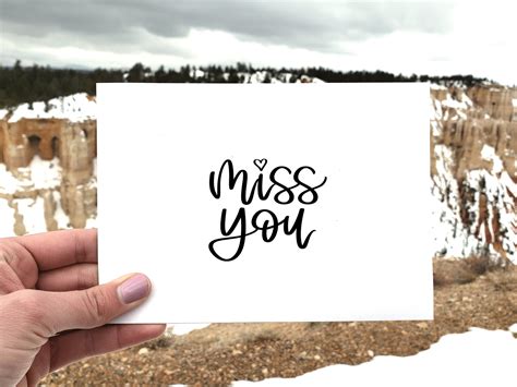 Printable Miss You Card, Digital Download Card, I Love You Card, Friendship Card, Card for Him ...