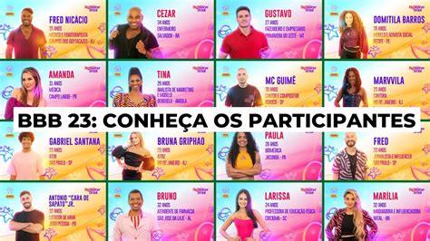 BBB 23: Conheça os participantes do Big Brother Brasil, da TV Globo - YouTube