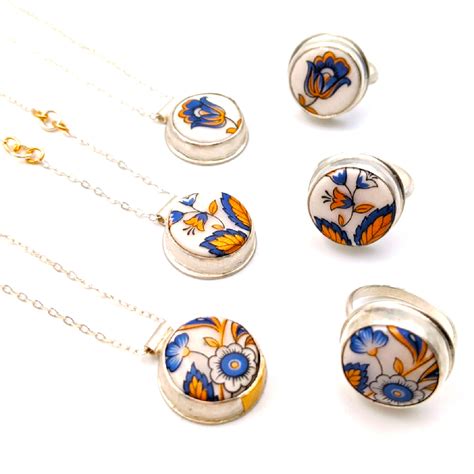 Porcelain Necklaces and matching Porcelain Rings | Melanie Sherman ...