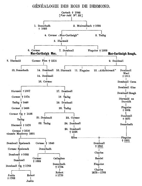 The Genealogy of the Kings of Desmond (1889), by Anthony Stokvis (1855 ...