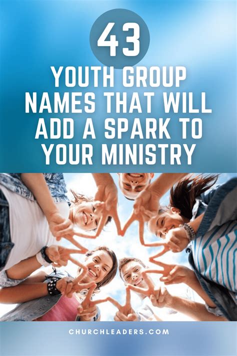 Christian Youth Group Names: 43 Ideas for a Vibrant Teen Ministry | Youth group names, Church ...