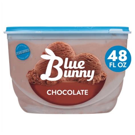 Blue Bunny Chocolate Frozen Dairy Dessert Tub, 48 oz - Fred Meyer