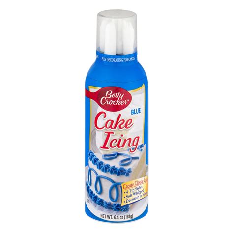 Betty Crocker Blue Decorating Cake Icing, 6.4 Oz - Walmart.com - Walmart.com