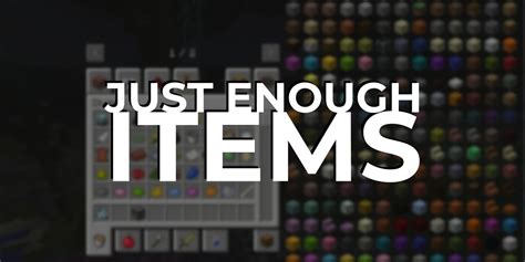 Just Enough Items JEI – Mod : 1.8.9 → 1.12.2 / 1.20.2 - Minecraft Tutos