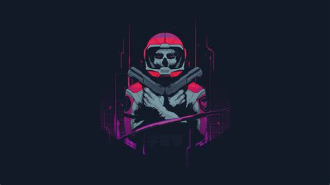 1920x1080 Resolution Cyberpunk Astronaut Minimal 4K 1080P Laptop Full HD Wallpaper - Wallpapers Den