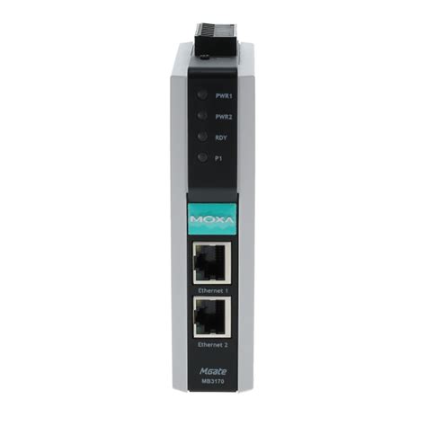 Moxa - MGate MB3170 - 1-Port Adv.Modbus Gateway, 100BaseF(X) RJ45 ...