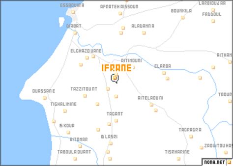 Ifrane (Morocco) map - nona.net