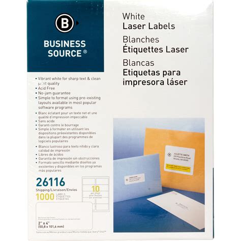 Label Laser 2X4 White | Bahamas Office and School Supplies