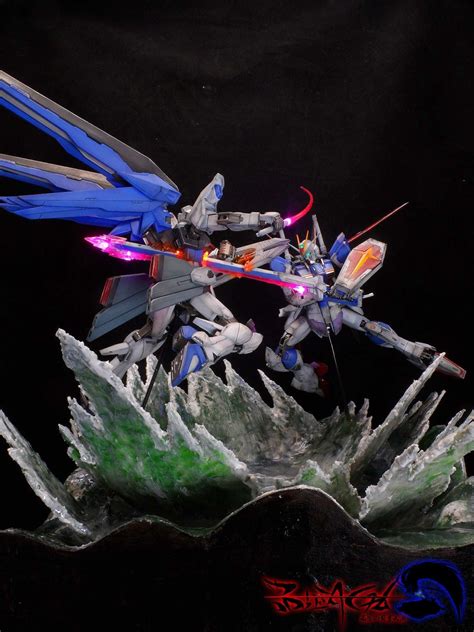 Custom Build: MG 1/100 Freedom Gundam VS MG 1/100 Force Impulse Gundam ...