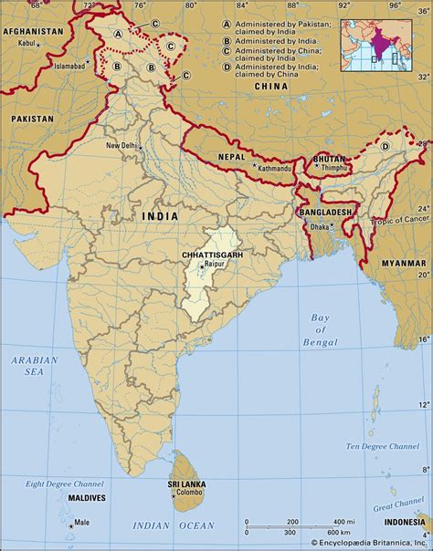 Chhattisgarh | History, Map, Capital, Government, & Facts | Britannica