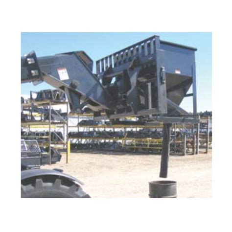 Haugen Fork Mounted Concrete Hopper Attachment | Skid Steer Solutions