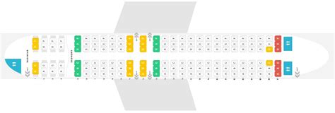 Seat map Boeing 737-800 Caribbean Airlines. Best seats in the plane