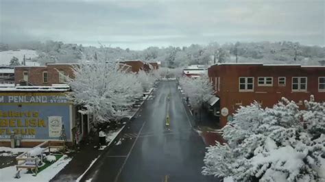 Downtown Ellijay Snow Time - YouTube