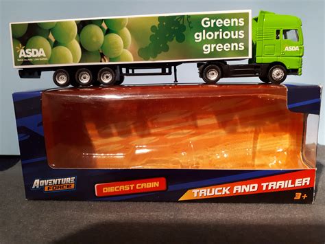 ASDA lorry 1/87 scale | Model railway, Asda, Handmade shop