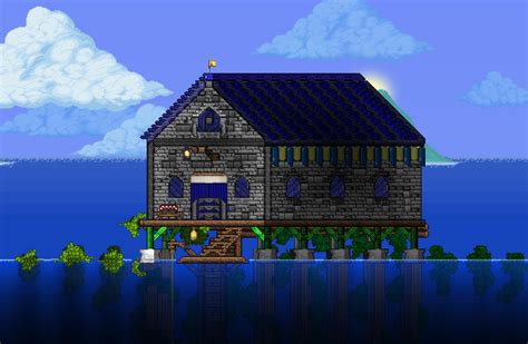 House On The Water,A Simple Build : r/Terraria