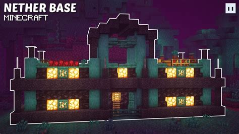 Minecraft : How to Build an Ultimate Nether Base | Small - YouTube