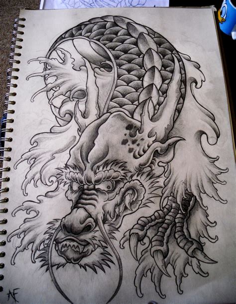 Japanese Dragon by Frosttattoo on DeviantArt