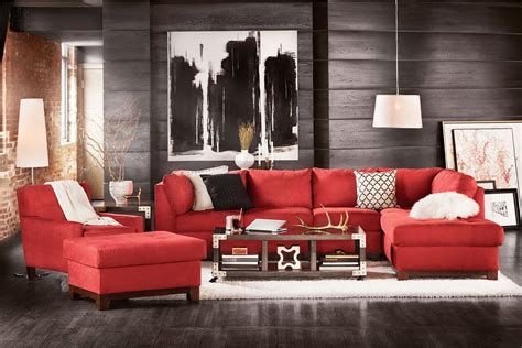 Image result for unique cool living room | Red couch living room ...