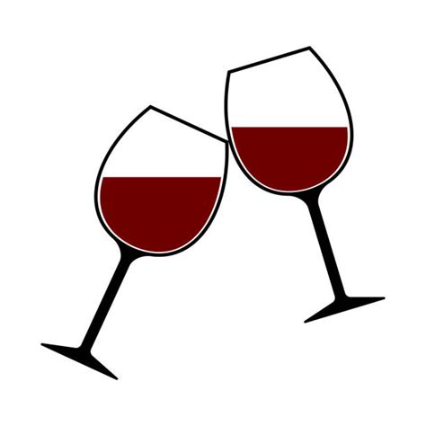 Wine Glasses Cheers Illustrations, Royalty-Free Vector Graphics & Clip Art - iStock