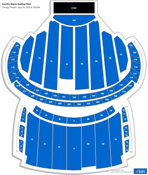 Chicago Theatre Seating Chart - RateYourSeats.com