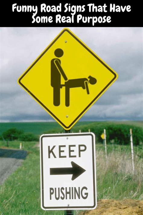 Funny Road Signs That Have Some Real Purpose | Funny road signs, Road ...