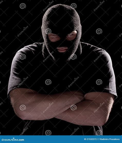 Burglar In Mask Stock Photography - Image: 21532372