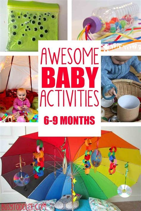 EASY BABY ACTIVITIES: 20-plus awesome baby activities for ages 6-15 months; learning activities ...