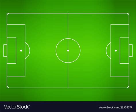 Green grass football field soccer Royalty Free Vector Image