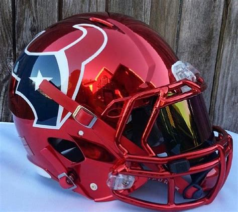 Houston Texans concept helmet: nice red chrome instead of the regular ...