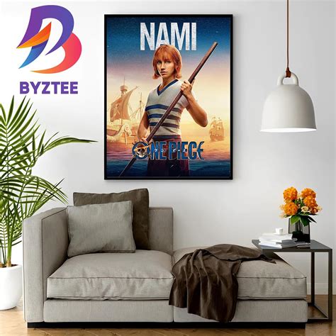 Emily Rudd As Nami In One Piece Of Netflix Live-Action Wall Decor Poster Canvas - Byztee