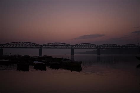 Sunrise on the Ganga river, Varanasi, India 12235273 Stock Photo at Vecteezy