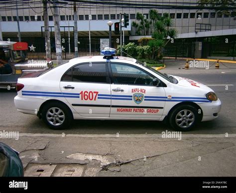 Police car from the Highway Patrol, Philippine National Police Dept.on ...