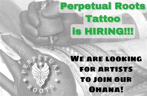 perpetualrootstattoo:tattoo-artists-wanted