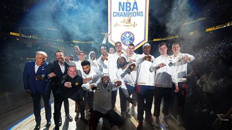 Denver Nuggets receive championship rings, raise banner | NBA.com