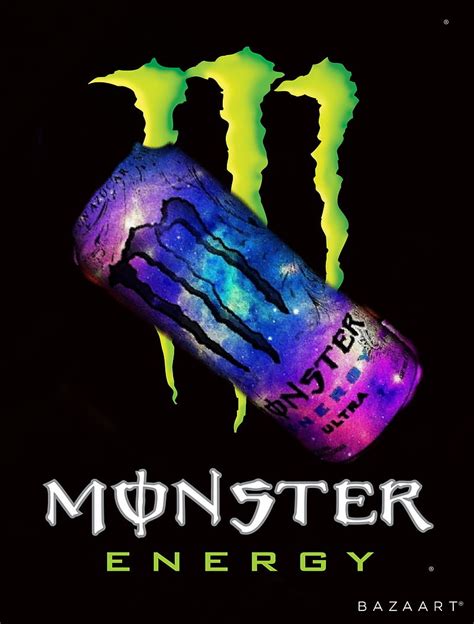 Purple Monster Energy Drink Wallpaper